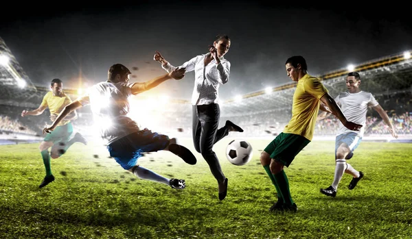 depositphotos 251316394 stock photo playing team games mixed media (1)